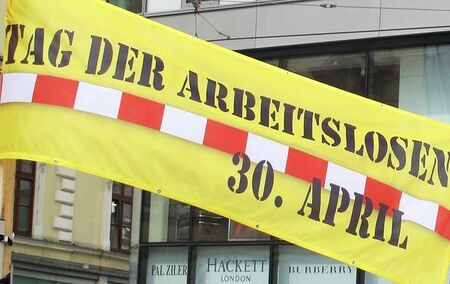Transparent zum 'Tag der Arbeitslosen'
