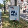 FPÖ-Plakat am Wiener Ring