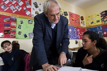 Unterricht an der katholischen Schule in Gaza