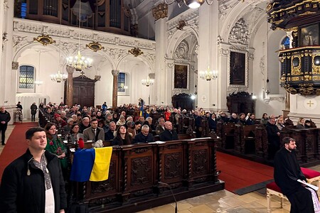 Friedensgebet in Linz zum 4. Jahrestag des russischen Angriffs auf die Ukraine