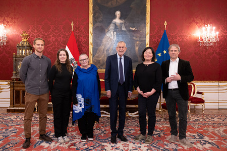Begegnung in der Hofburg am 26. November 2025 aus Anlass des 30-jährigen Bestehens der Armutskonferenz