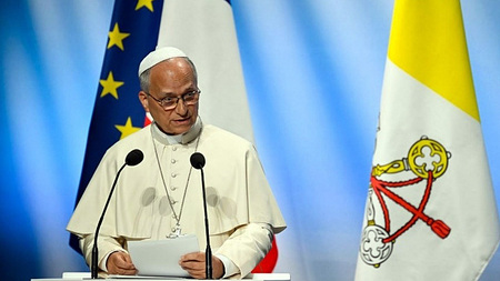Papst bei Rede über Europa in Metz