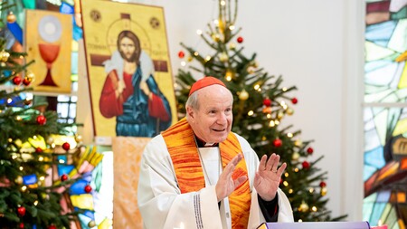 Kardinal Schönborn beim vorweihnachtlichen Gottesdienst in der Justizanstalt Josefstadt