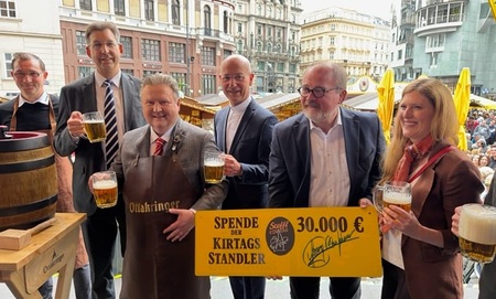 Wien: Dompfarrer und Bürgermeister eröffnen Steffl-Kirtag