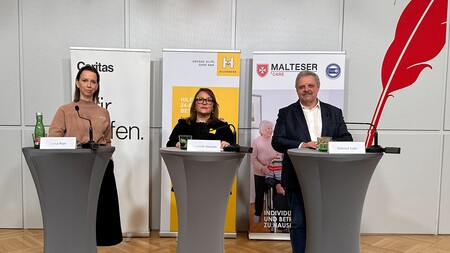 Caritas, Hilfswerk und Malteser Care fordern Verbesserungen für 24-Stunden-Betreuung 