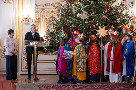 Sternsinger bei Bundespräsident Van der Bellen (30.12.2025)