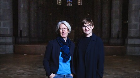 Anna Minta und Martina Resch von der Katholischen Privat-Universität Linz, Initiatorinnen und Organisatorinnen der Veranstaltungsreihe DonnaStage