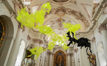 „Morphogenesis Bioism' von Aljoscha, Universitätskirche St. Johannes